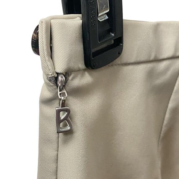 Bogner Ankle Pants Women's US 10 Long Grey Stretch Side Zip Trousers Susan Graf - Picture 7 of 9